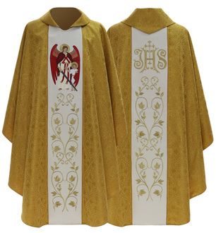 Casulla gótica "Arcángel Rafael" 474-GK16