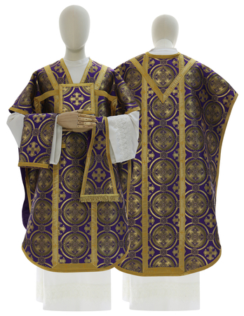 Casulla de seda "San Felipe Neri" F068-F8
