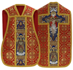 Chasuble romaine "Sainte Trinité" R778-8
