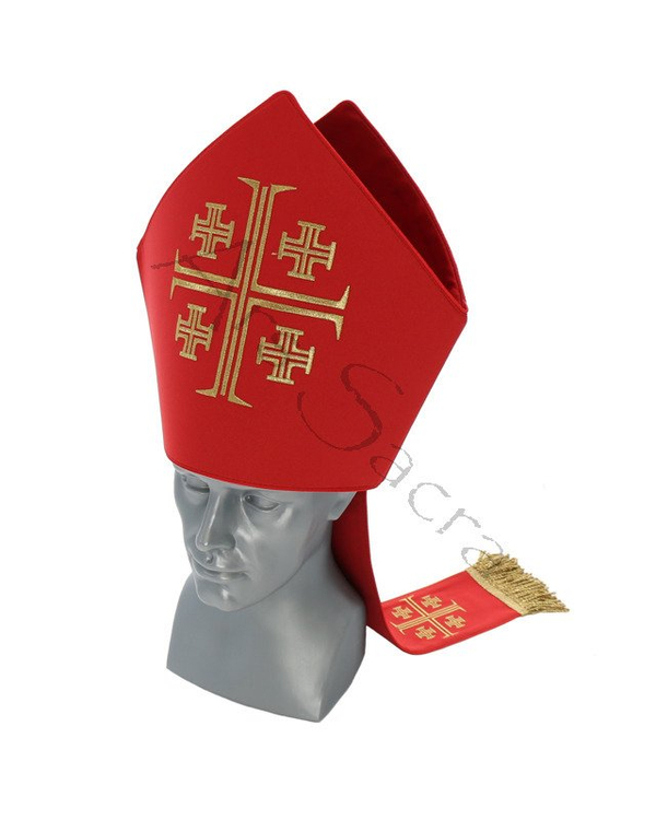 Mitra "Cruces de Jerusalén" M723-G