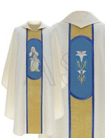 Chasuble gothique "Notre Dame de la Providence" 451-KG25