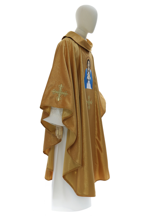 Casulla gótica "Santa Catalina Tekakwitha" 429-G63g