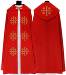 Gothic Cope "Jerusalem Crosses" K723-C