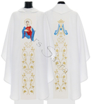 Casulla gótica "Heart of Mary" 734-B