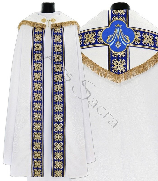 Capa pluvial gótica K555-BN25fm
