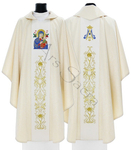 Chasuble mariale "Notre Dame du Perpétuel Secours" 408-GK54