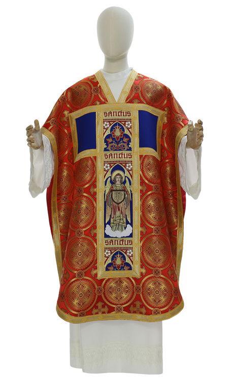 Casulla de seda "Santísima Trinidad" F778-8