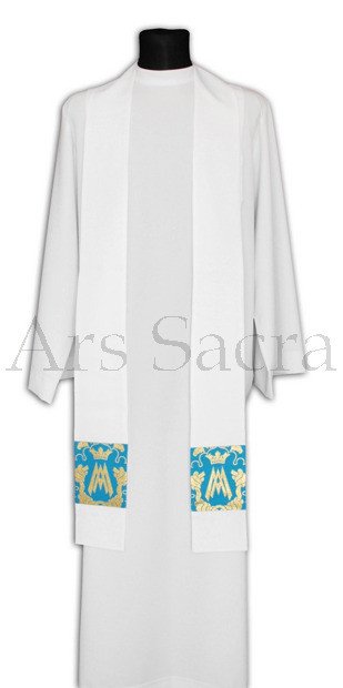 Estola gótica mariana SZ81-BN