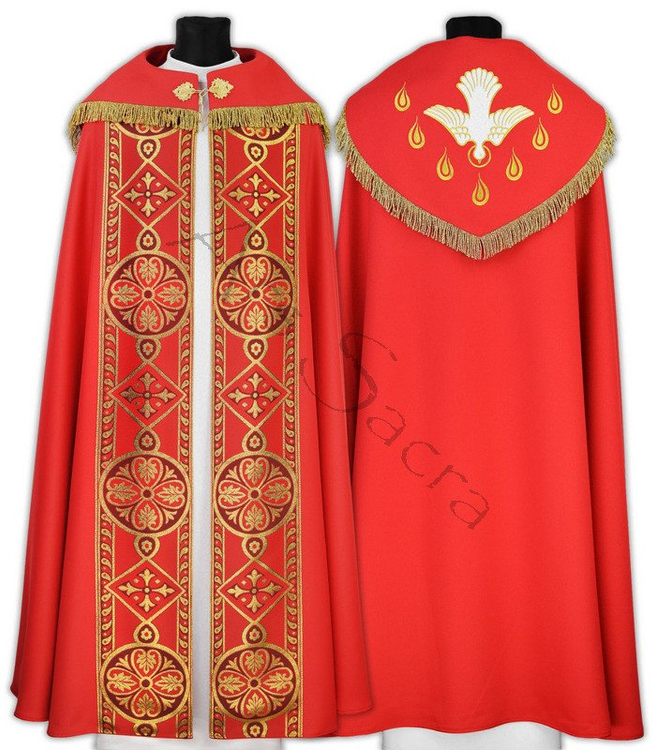 Gotische Pluviale "Heiliger Geist" K013-Ch24f