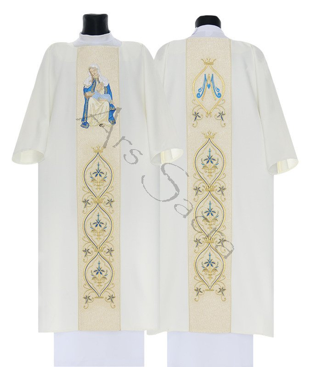 Dalmatique gothique mariale "Mère de la Divine Providence" D428-K