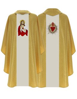 Casulla gótica "Corazón de Jesús" 779-GK25