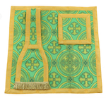 Chasuble romaine "Coeur de Jésus, Marie, Joseph" R822-AZ8