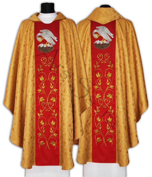 Chasuble gothique "Pélican" 545-KC25