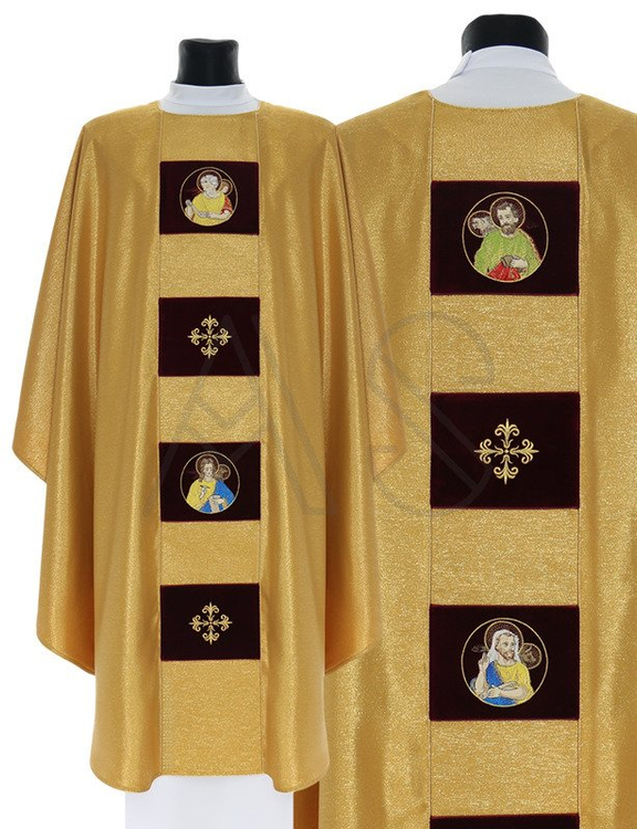 Gotische Kasel "Heilige Apostel" G698-AGC63