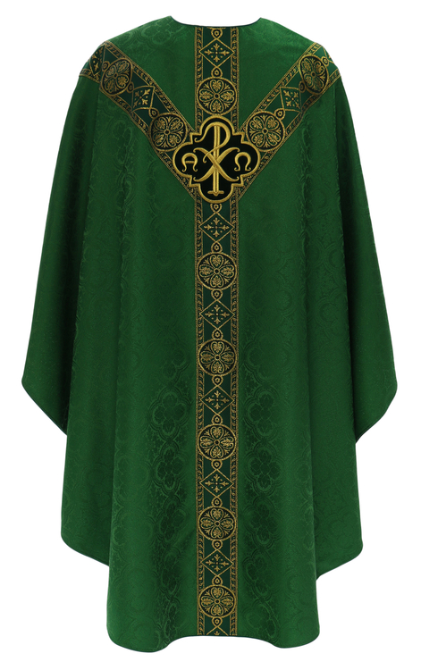 Chasuble semi-gothique "Alfa & Omega" GY211-Z25
