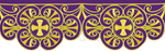 Nappe d'autel brodée OBR-45