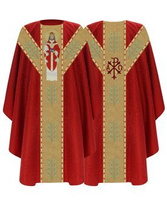 Chasuble semi-gothique "Christ le roi" GY466-C25