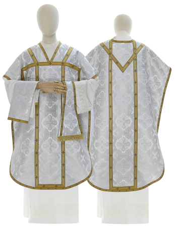 Seiden-Kasel "St. Philip Neri" F068-B39n
