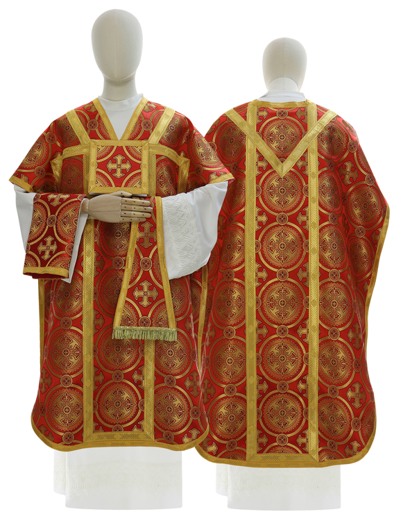 Casula di seta "San Filippo Neri" F068-C8