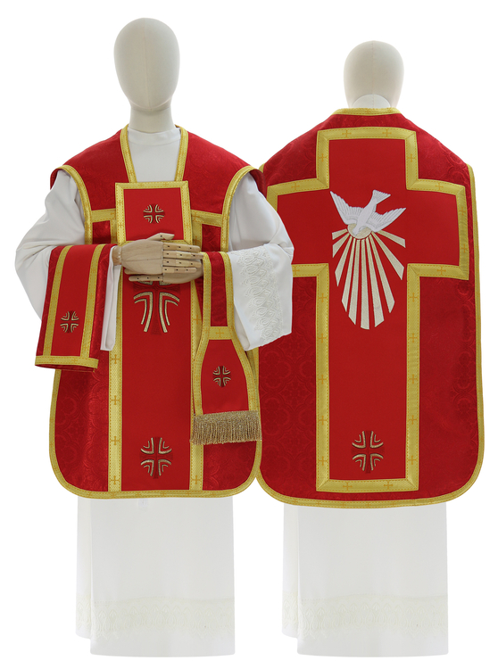 Chasuble romaine "Saint Esprit"  R774-C25
