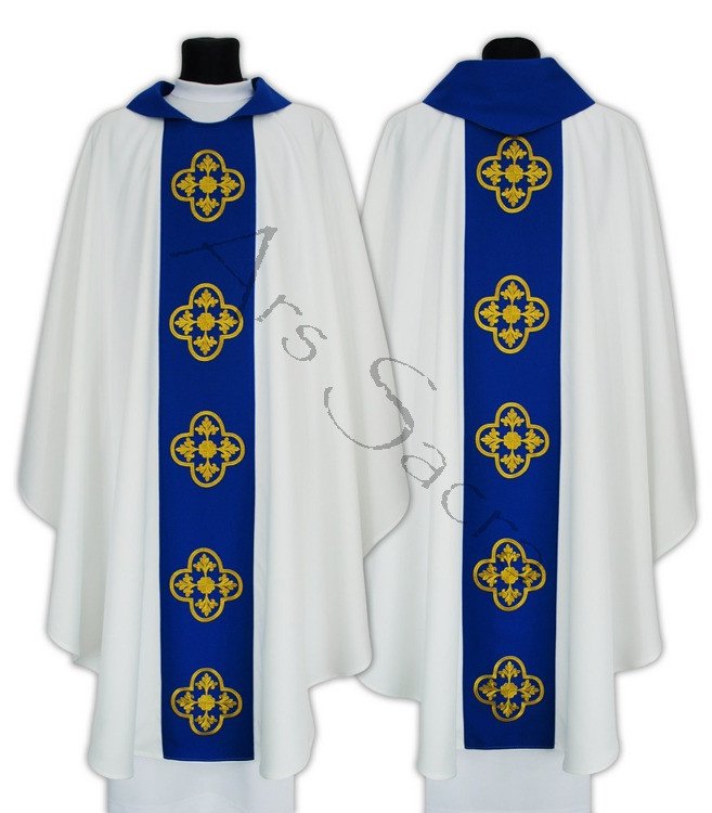 Marianische gotische Kasel 639-BN