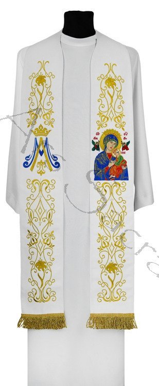 Étole gothique "Notre Dame du Perpétuel Secours" SH26-B