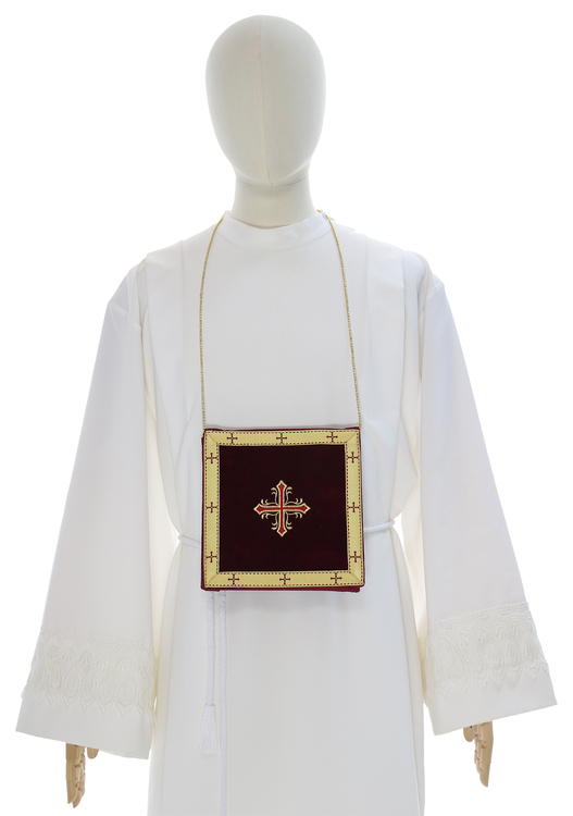 Bourse pour la Communion des malades avec cordon BURCH784-A