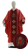 Chasuble gothique "Coeur de Jésus" 865-C14