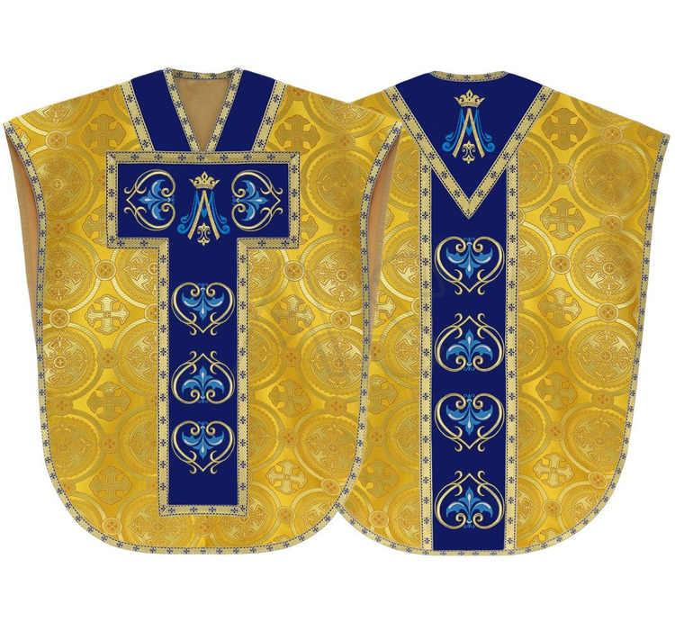 Casula di seta "San Filippo Neri" F766-GN8