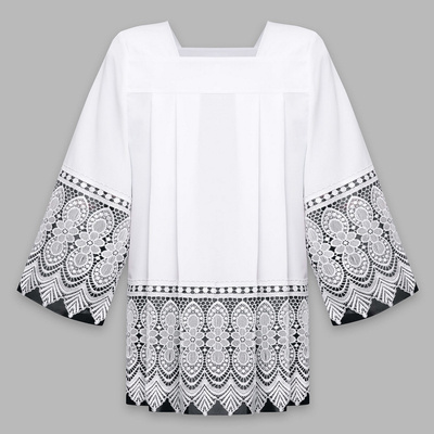 Surplice with black lining K21-CZ