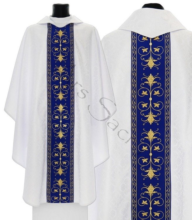 Chasuble gothique mariale  561-BN25