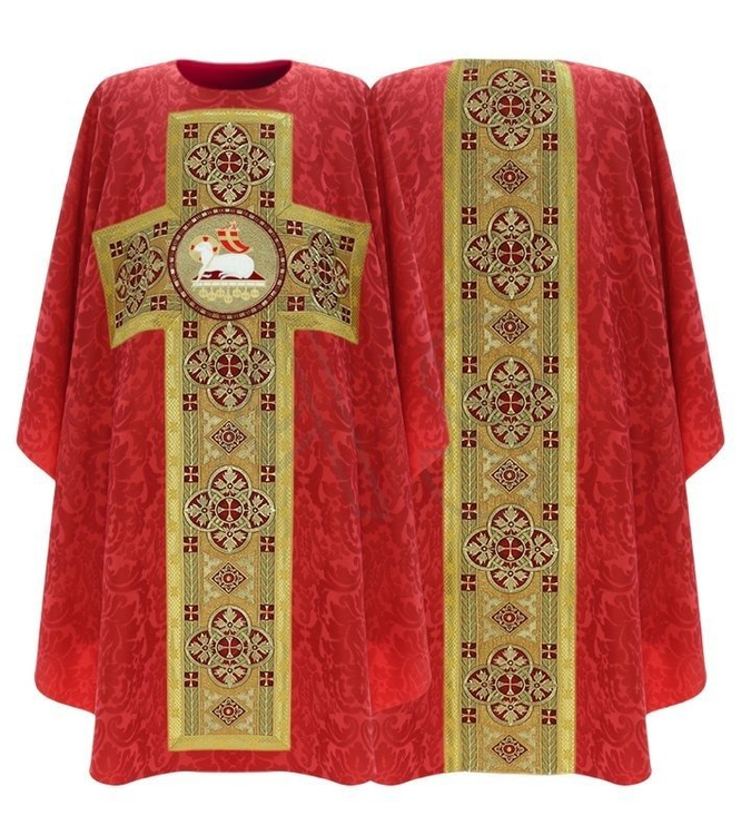 Casulla gótica "Cordero de Dios" G794-C26