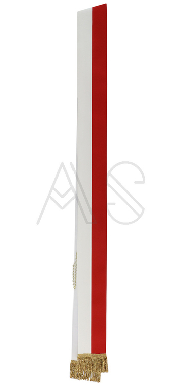 Banda blanco rojo SZA-BC-G