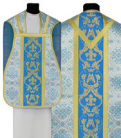 Chasuble romaine mariale R081-N14