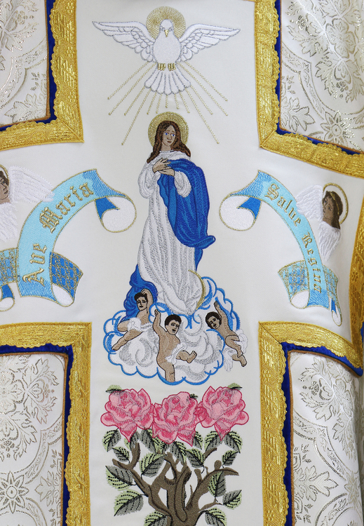 Monastische Pluviale "Unserer Lieben Frau von der Himmelfahrt" MX913-14g