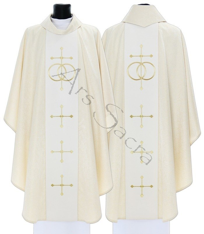 Casulla gótica "Boda" 631-GK54g