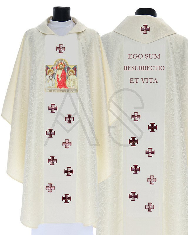Gothic Chasuble "Jesus is Risen" 425-K25