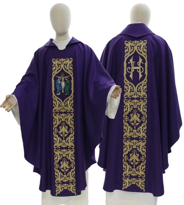 Gothic Chasuble "Crucifixion" 588-F