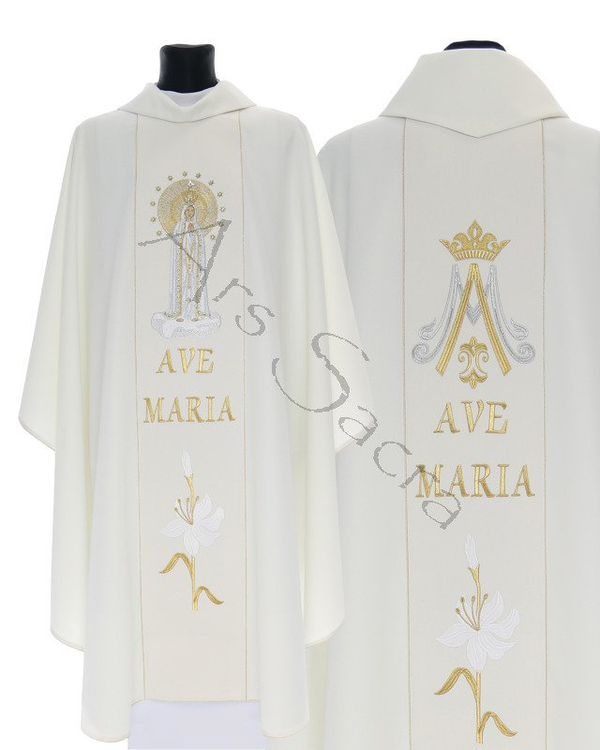 Gotische Kasel "Minko Unserer Lieben Frau von Fatima" 728-Kg