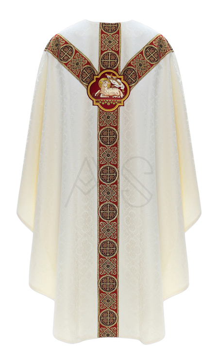 Semi Gothic Chasuble "Lamb" GY202-25