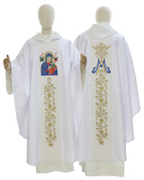 Chasuble mariale "Notre Dame du Perpétuel Secours" 628-AB25