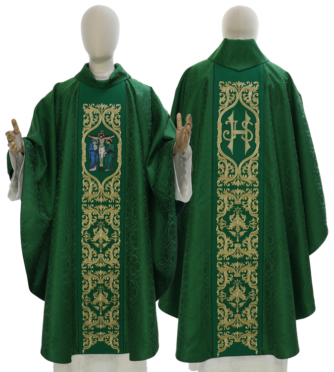 Chasuble gothique "Crucifixion" 588-Z25g