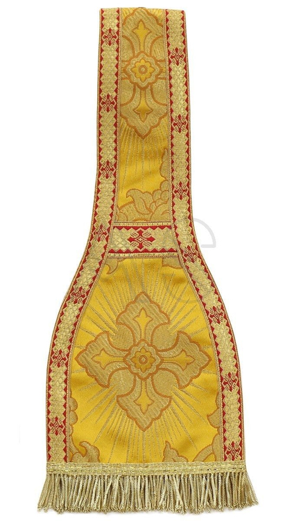 Casulla romana "Corazón de Jesús, María, José" R822-AGC9