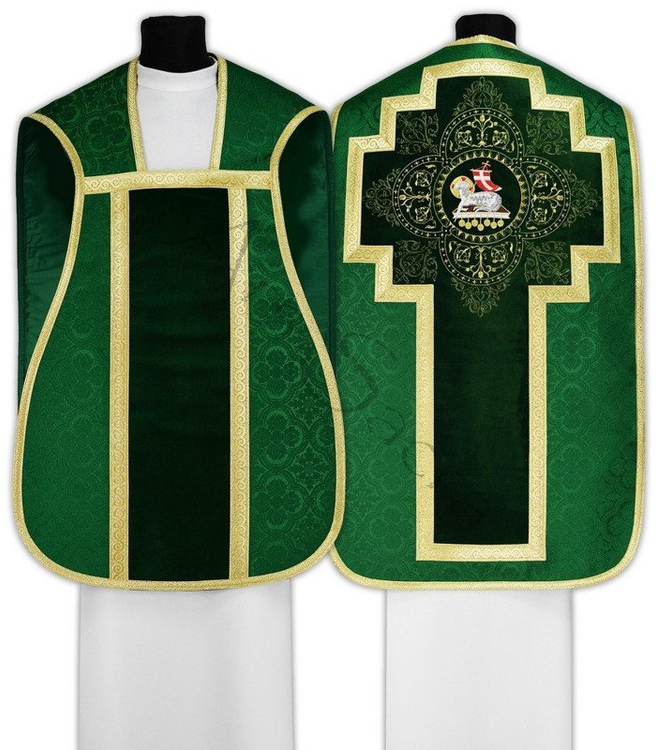 Chasuble romaine "Agneau" R562-AZ25
