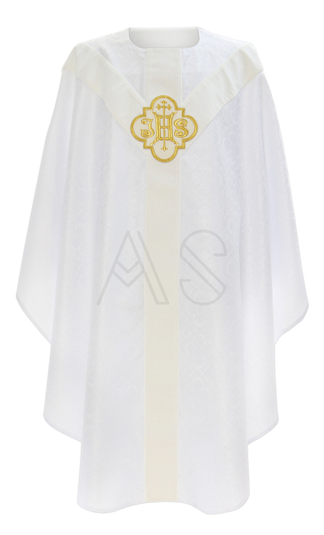 Chasuble semi-gothique "IHS" GY208-AB25