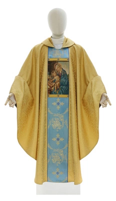 Chasuble gothique "Marie avec Jésus"