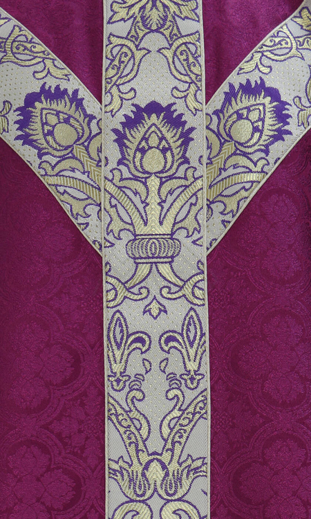 Chasuble semi-gothique GY076-P25