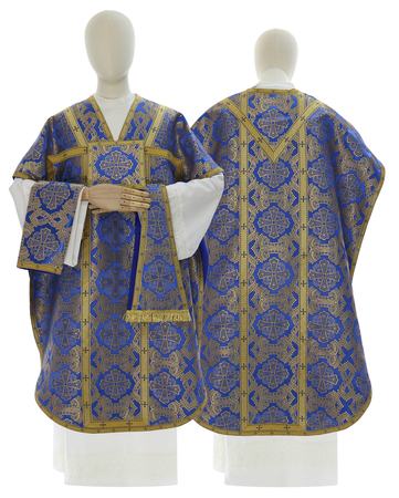Chasuble en soie "Saint Philippe Neri" F068-N39n