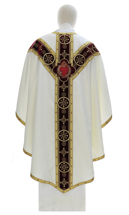 Semi Gothic Chasuble "Heart of Jesus" GY882-AKC26