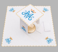 Marian altar linen AL-SET-8